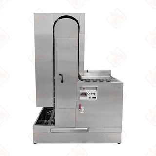 کباب پز اتوماتیک ریلی تابشی 400 سیخ
